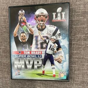 Tom Brady Super Bowl LI MVP framed photo